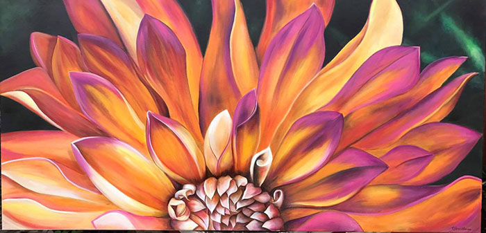 Gerbera - 60 x 100 cm - OST